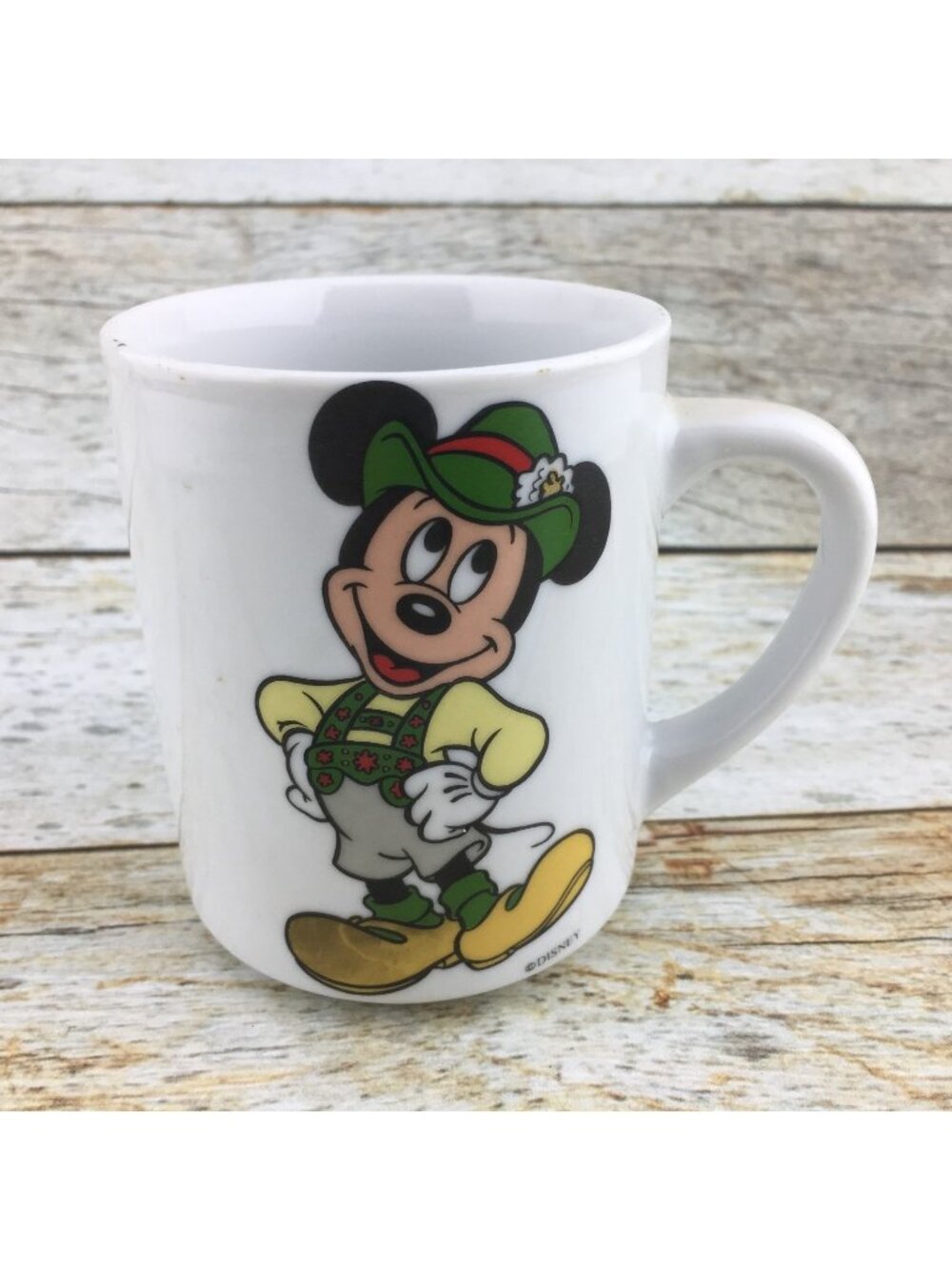 Vintage Reutter MICKEY MOUSE Porcelain Germany Disney Coffee Tea 3.5" Cup Mug